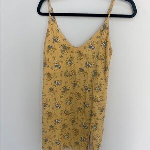 Reformation Yellow Floral Camisole